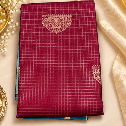 Elegant Banarasi Semi-Silk Saree.