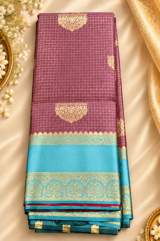Elegant Banarasi Semi-Silk Saree.